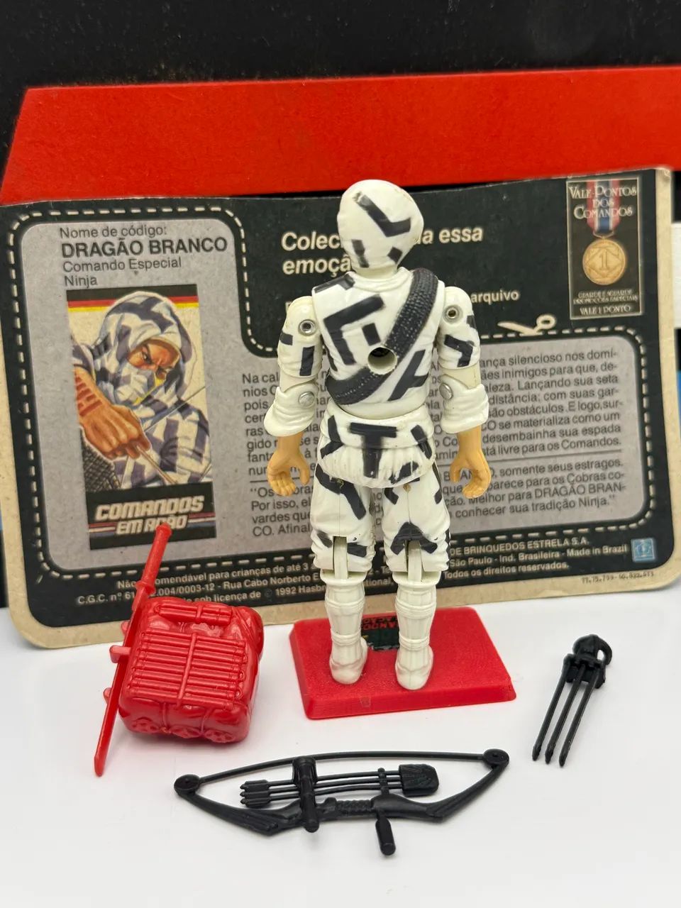 Comandos em Ação Estrela Dragão Branco Comando Especial Ninja - 1992  - Foto 2