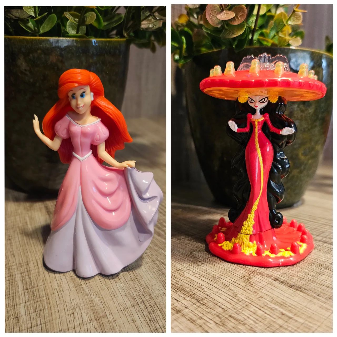 KIT COM 2 BONECOS MCDONALD'S VINTAGE ( ARIEL+ LA MUERTE )