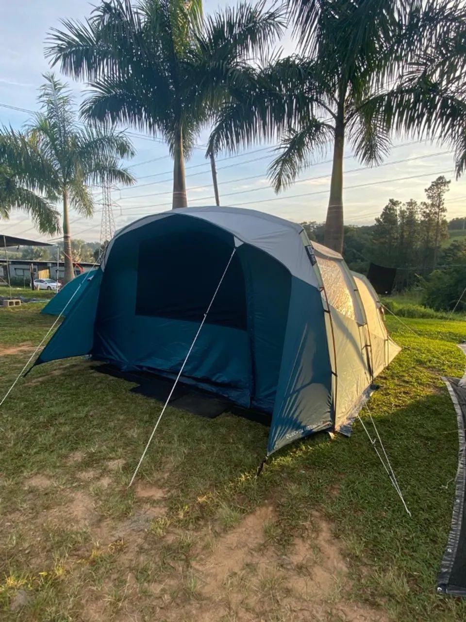 Barraca de Camping Arpenaz 5.2 Fresh & Black Quechua - Foto 2