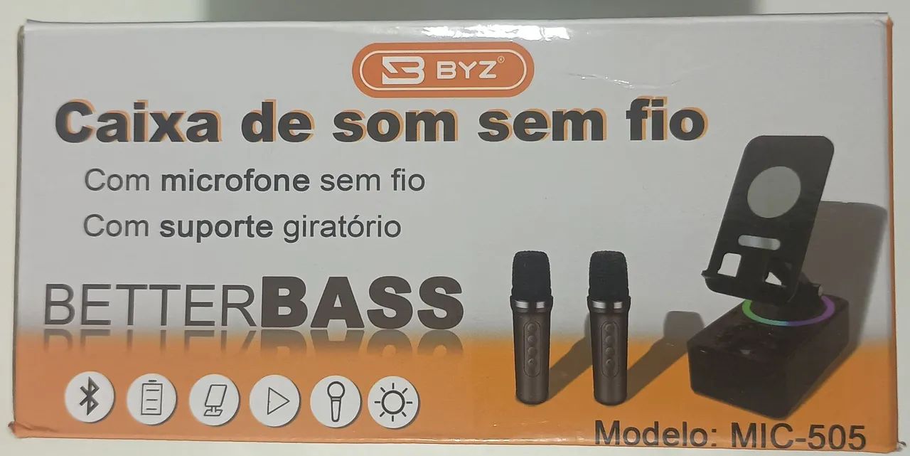 Caixa de som com microfones - Foto 3
