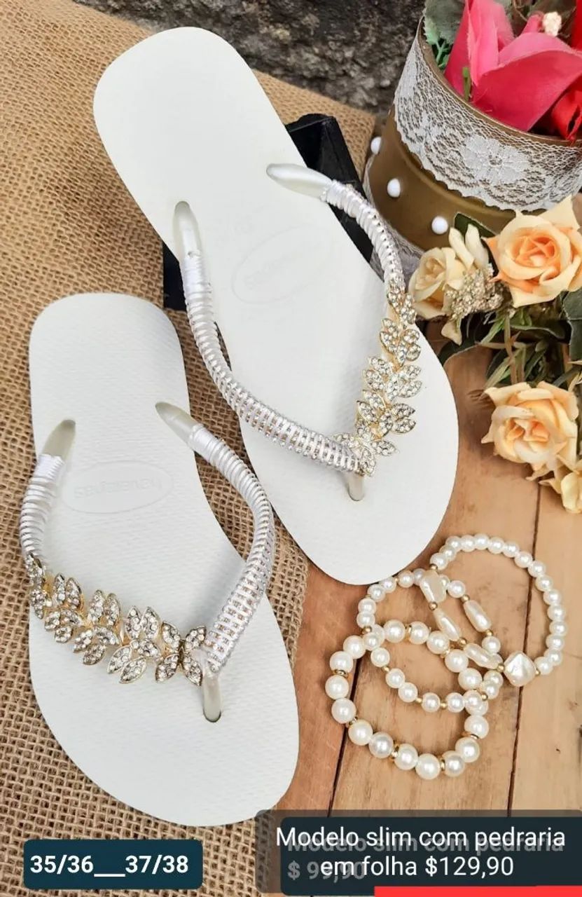 Havaiana decorada  - Foto 5