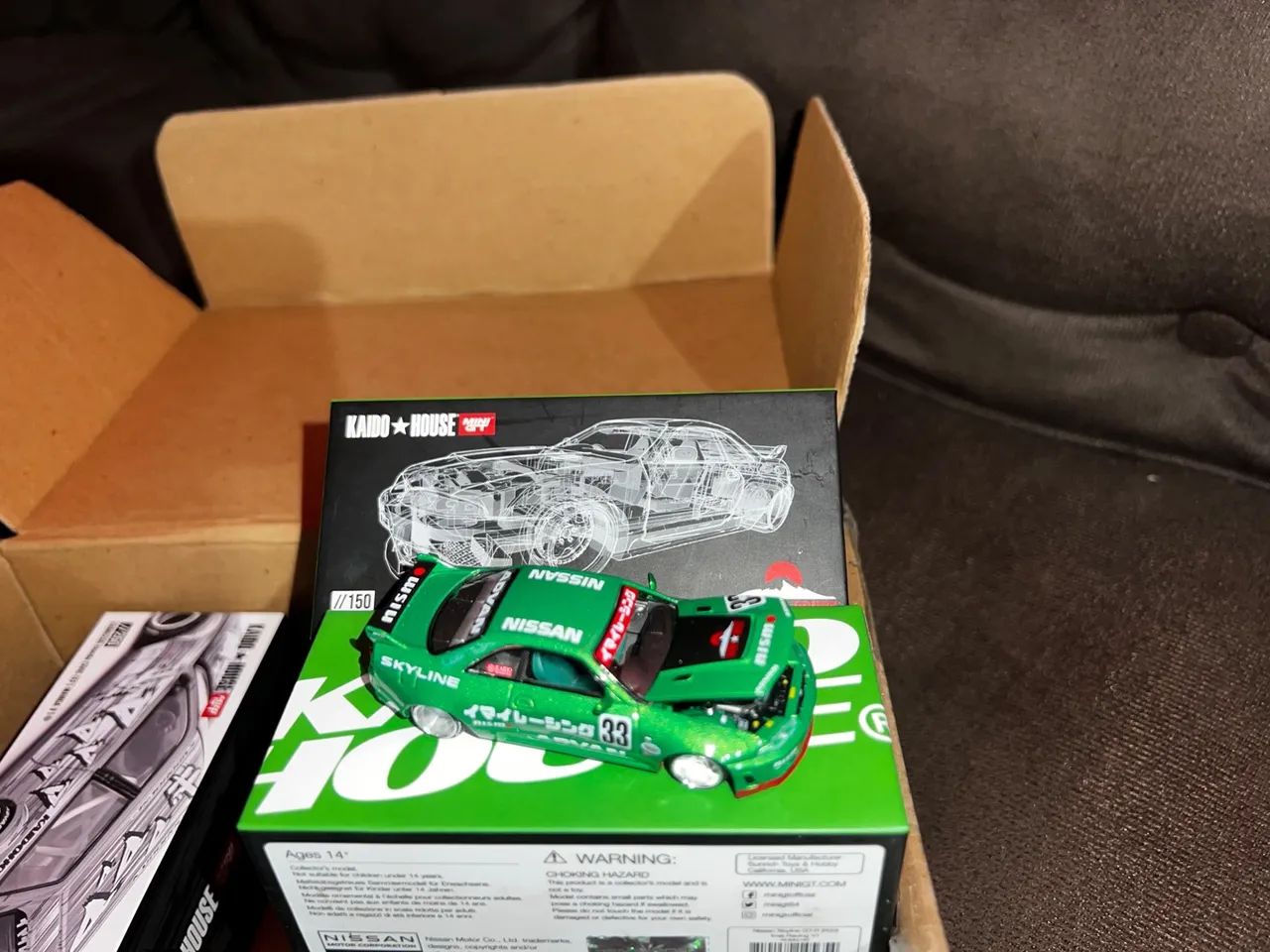 Kaido house r33 e hot Wheels Mazda rx7 - Foto 2