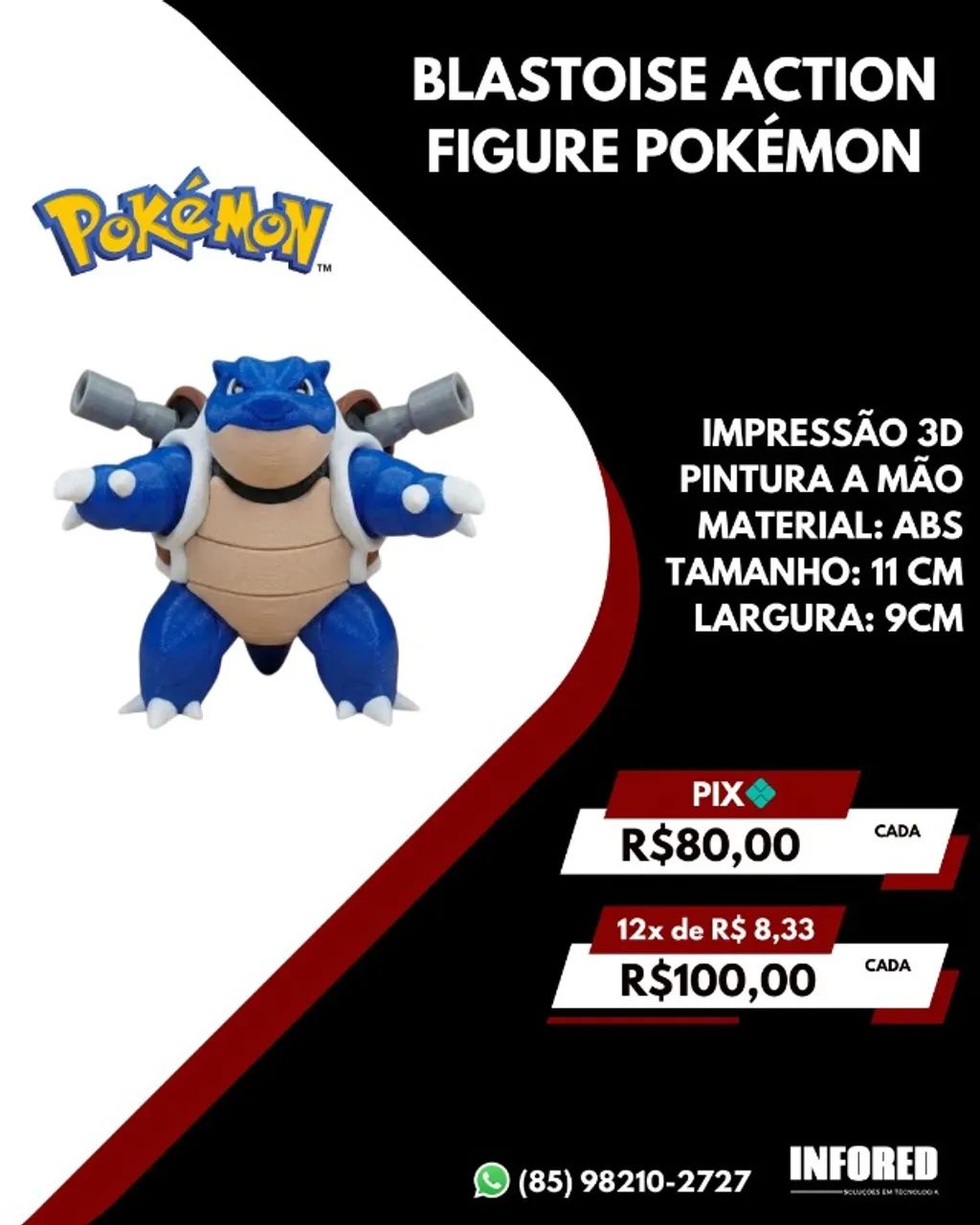 Action Figures Impressão 3D com Pintura à Mão   - Foto 3
