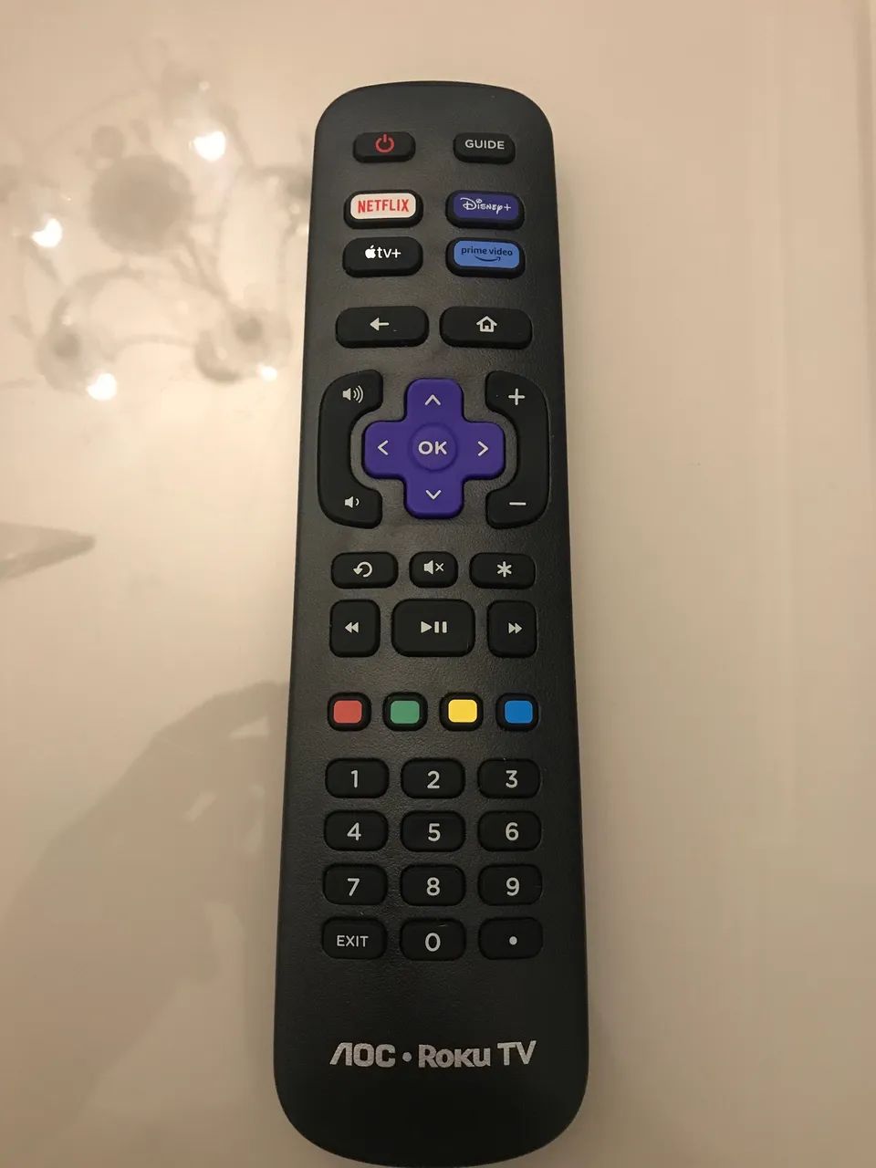 Controle de TV AOC ROKU HD novo