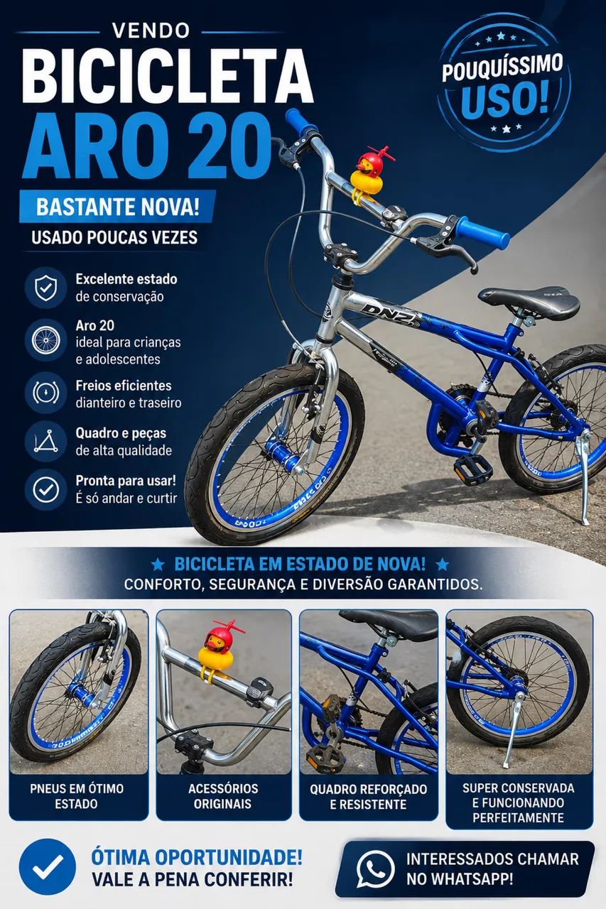 Venço bicicleta aro 20