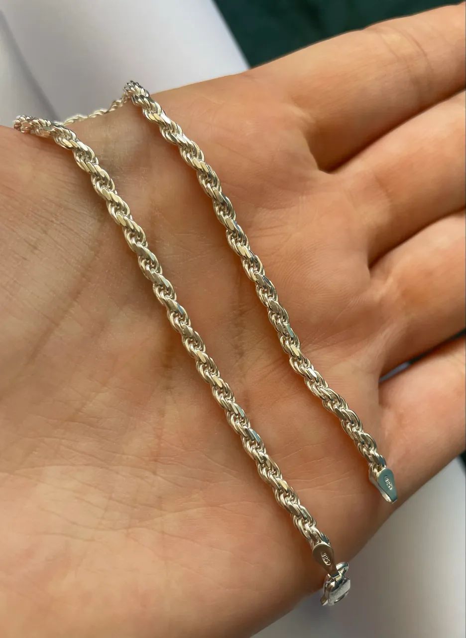Pulseira de prata 925 maciça  - Foto 2