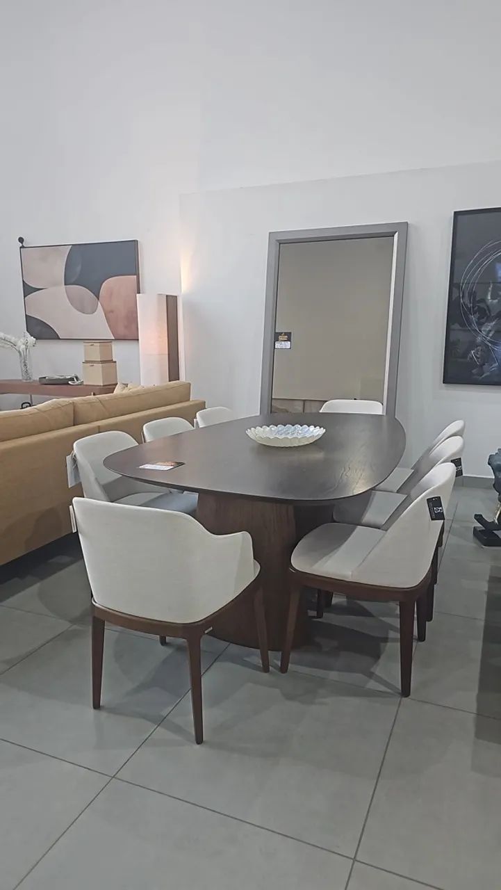 Mesa de jantar orgânica 2,20x1,30 J Marcon  - Foto 3