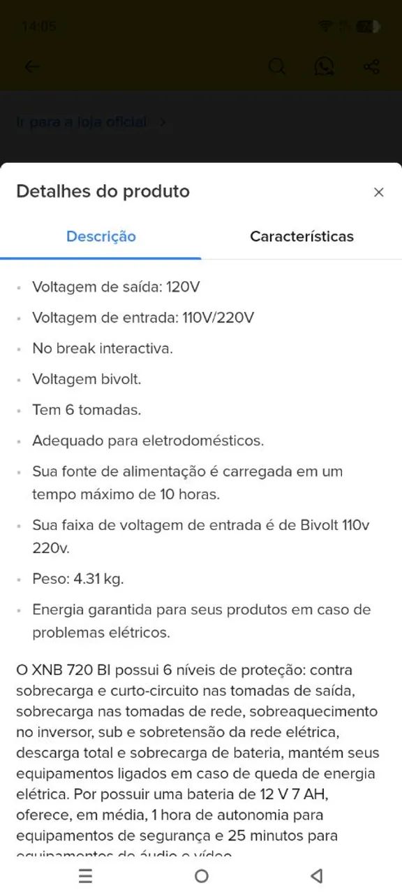 Nobreak Intelbras bivolt 720 xnb - Foto 2