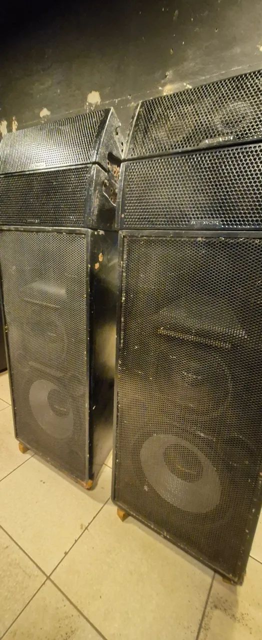 Som profissional Line Arrays e PA 18 polegadas
