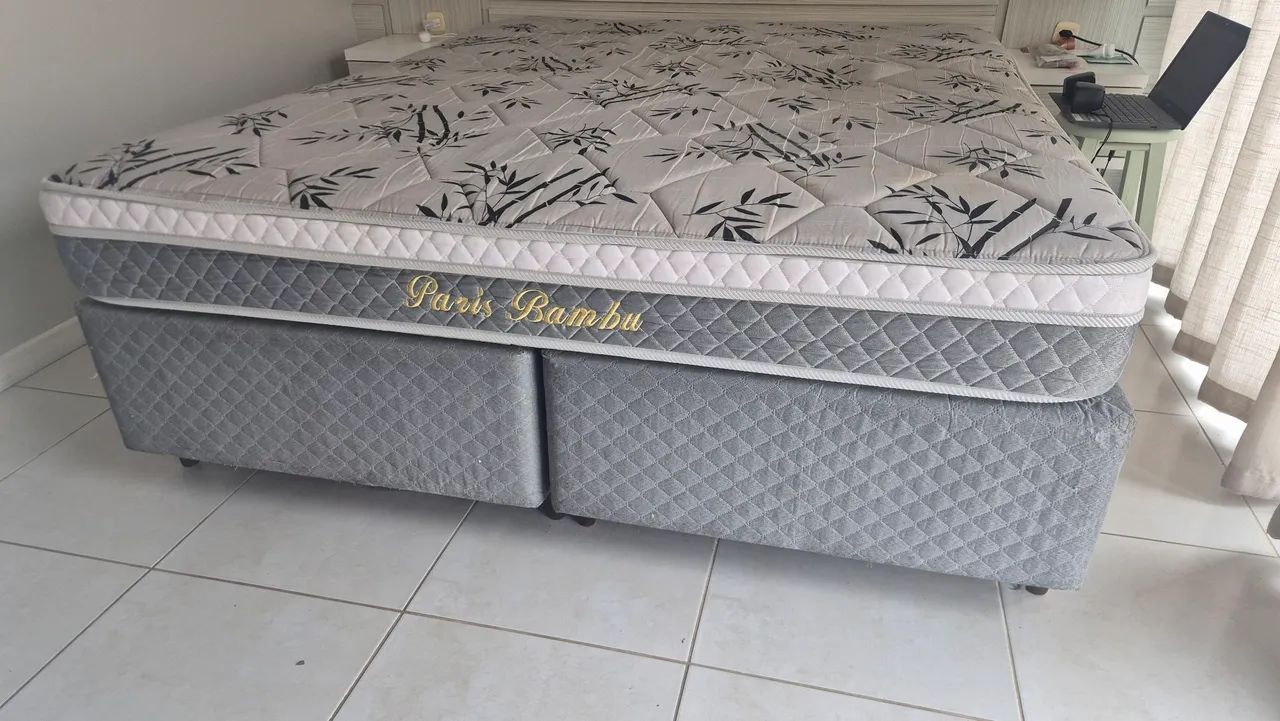 Cama box King molas ensacadas  - Foto 3
