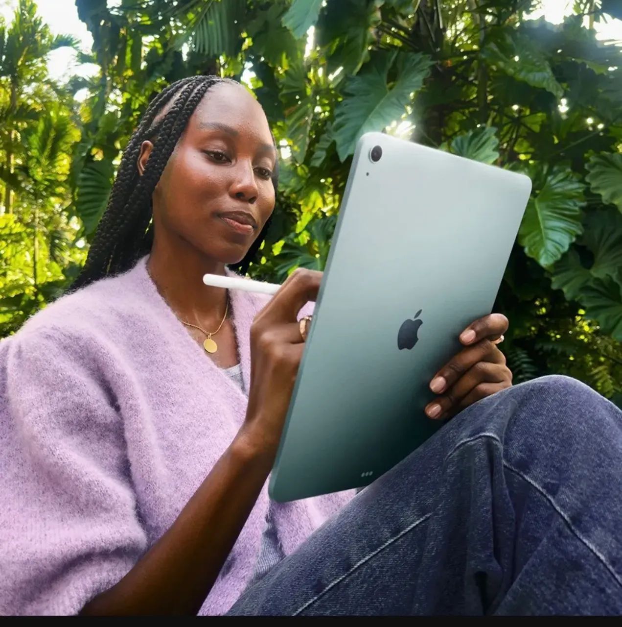 [NOVO, EM 10X] iPad Air Wi-Fi 128 GB 13 polegadas M3 - Branco Estelar - Foto 2