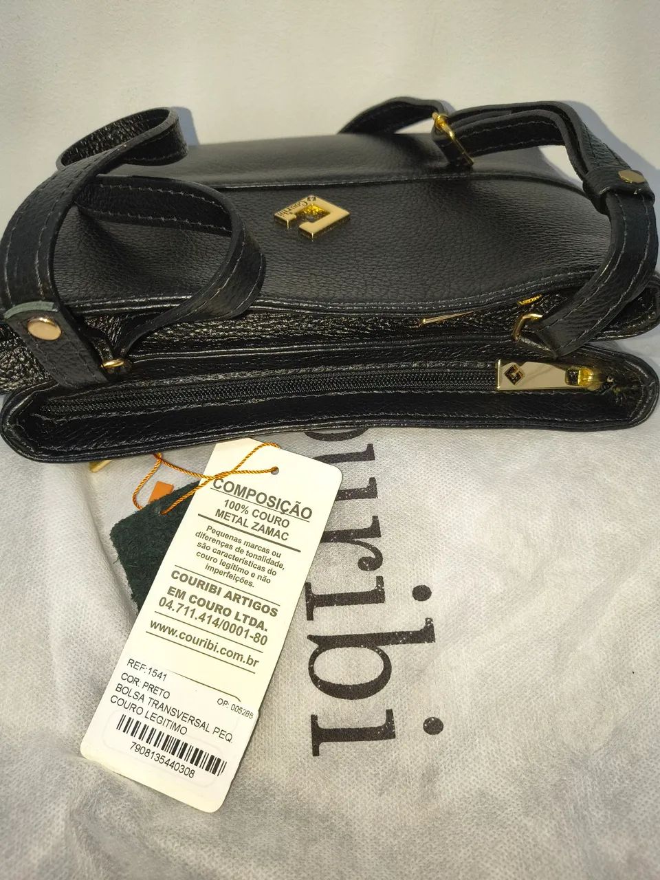 Bolsa de couro legítimo  - Foto 3