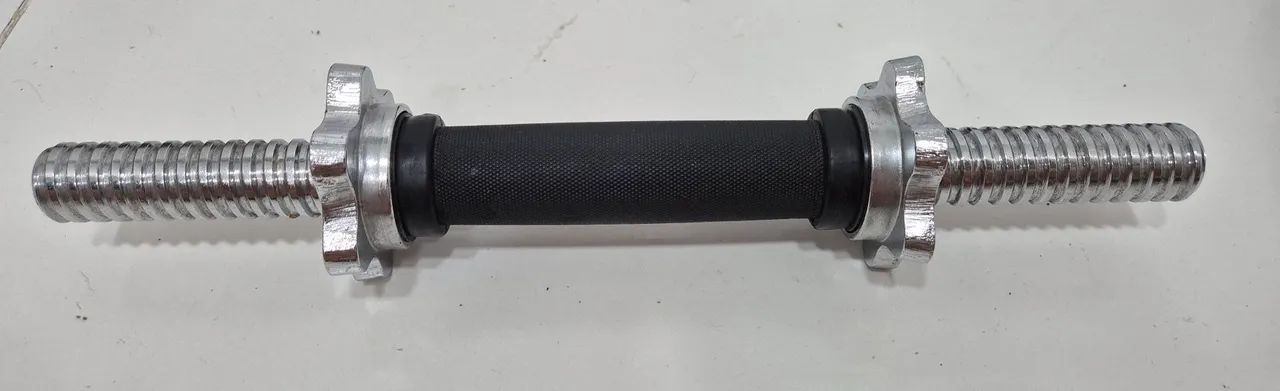 Par de halteres maciços com rosca 25mm - 35cm