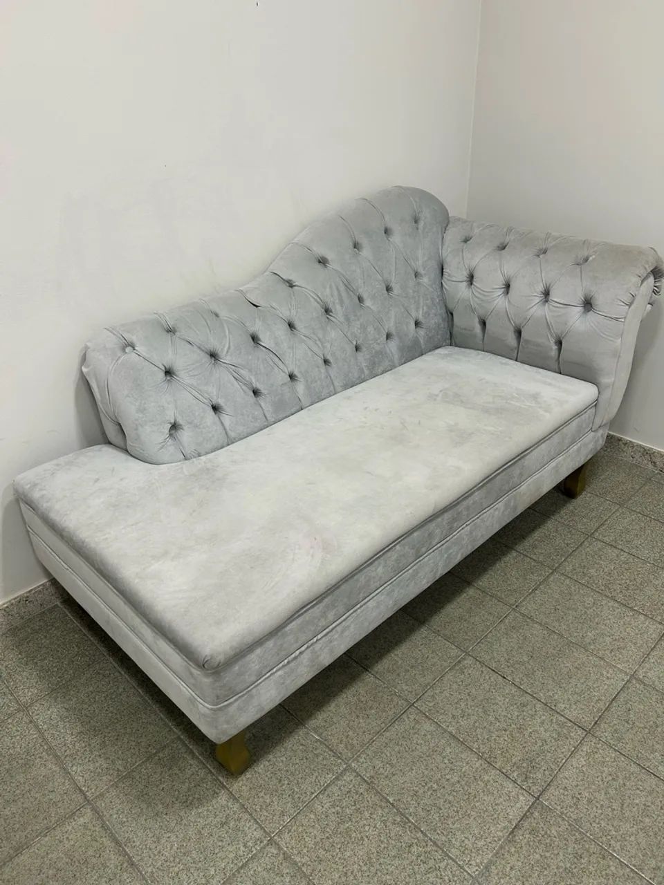 Sofá Chaise Cinza  - Foto 2