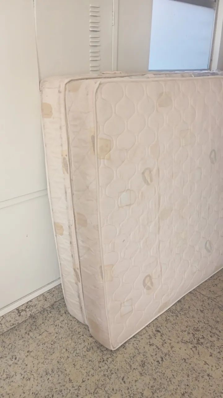 Cama box com colchão para venda e doação - Foto 3