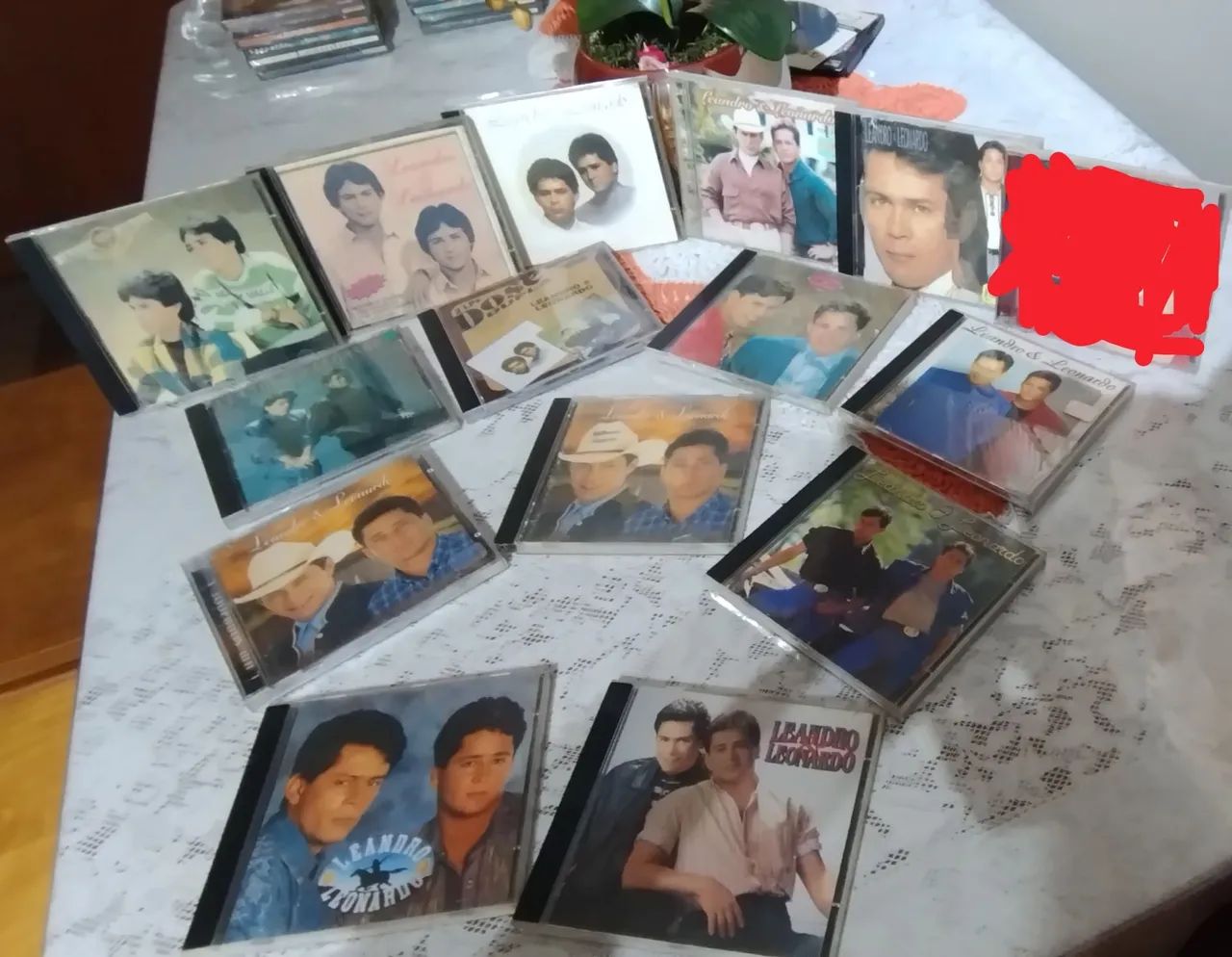 Coleção de cds do Leandro e Leonardo 