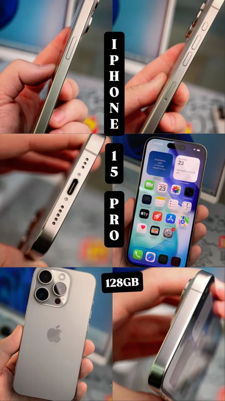 iPhone 15 pro natural 128GB