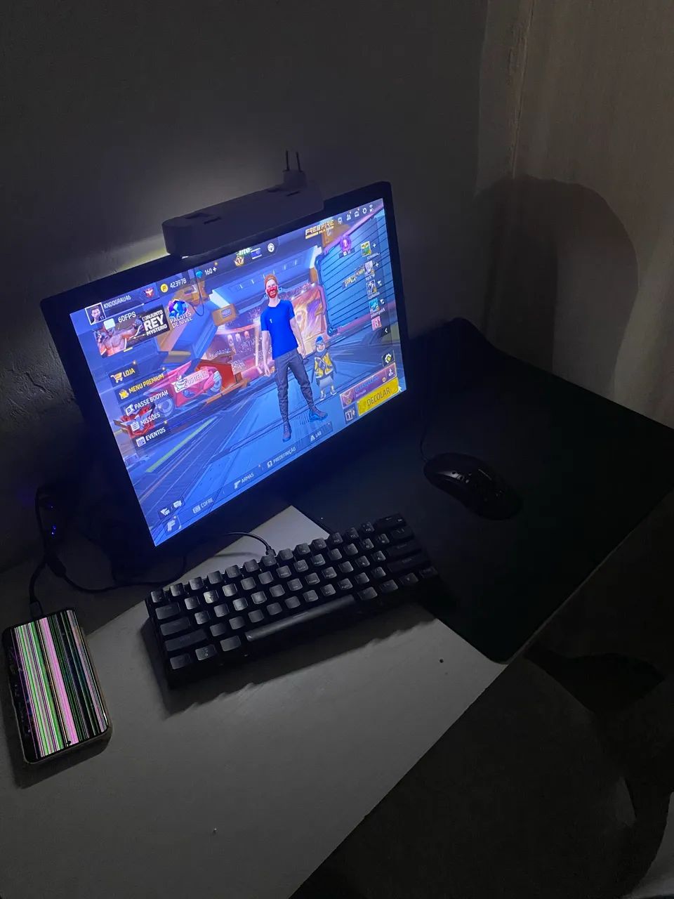 Monitor bem conservado 19 polegadas e 75hz