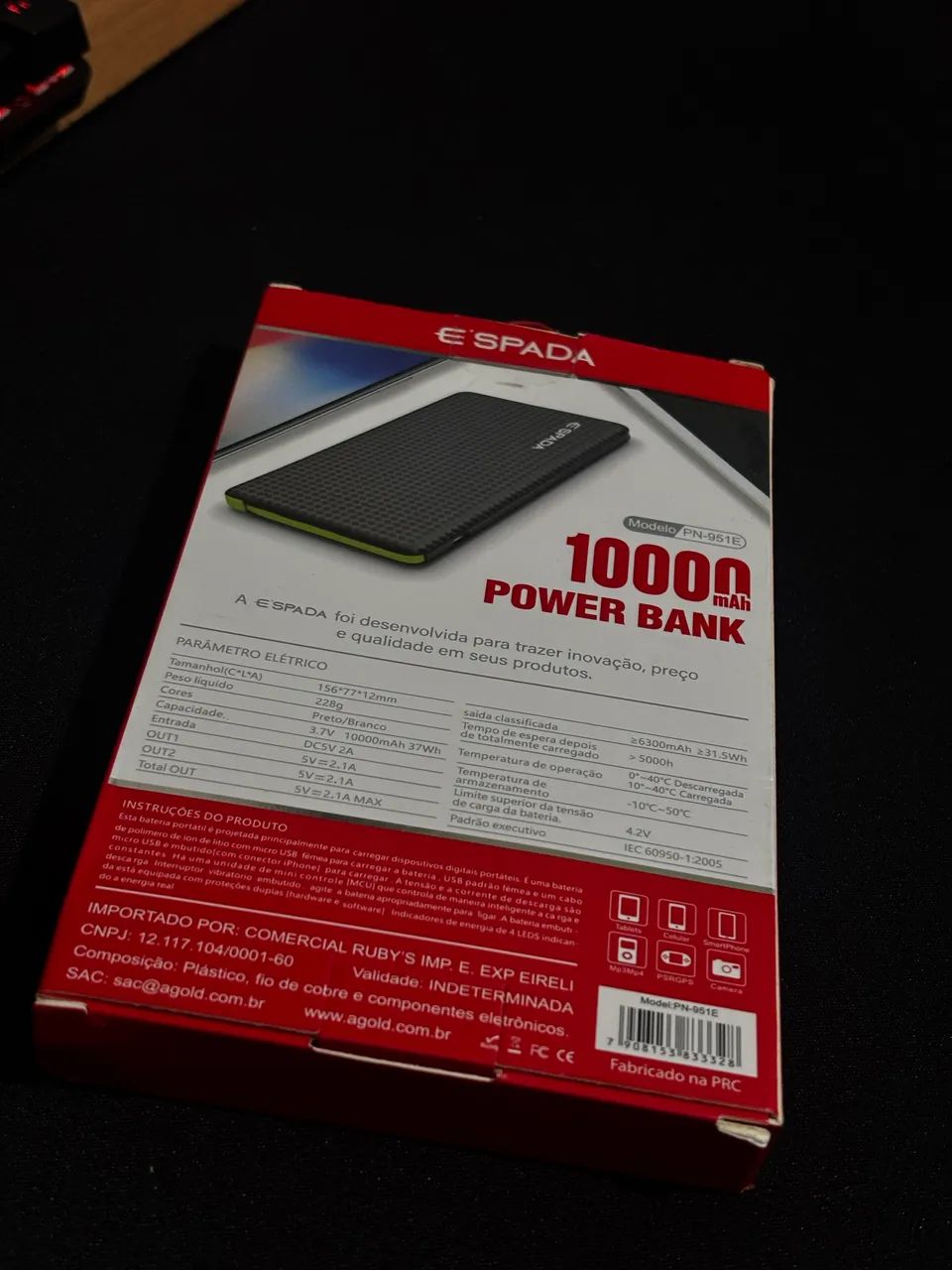 Power Bank Espada 10.000 mAh - Foto 3