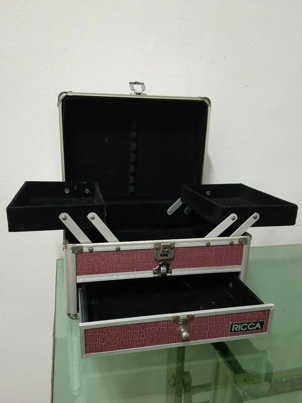 Maleta de Maquiagem Ricca - Foto 3