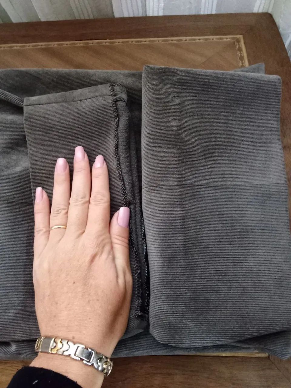 Calça masculina veludo cotelê  - Foto 5