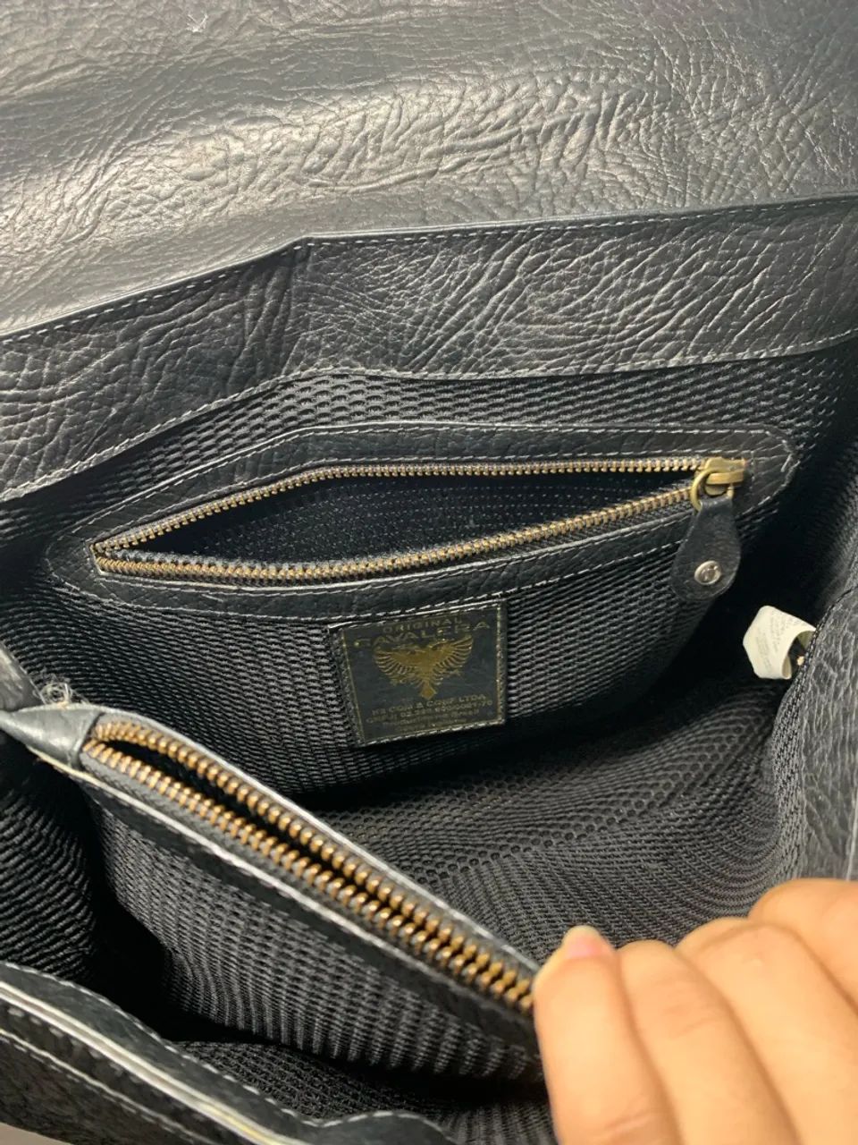 Bolso de couro legítimo cavalera - Foto 4