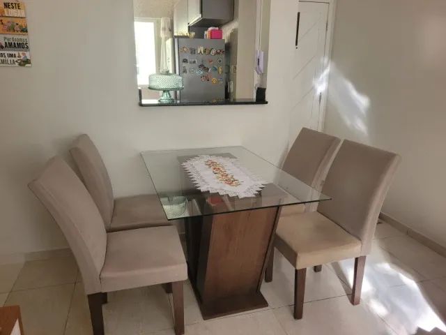 Mesa de jantar com 4 cadeiras - Foto 2