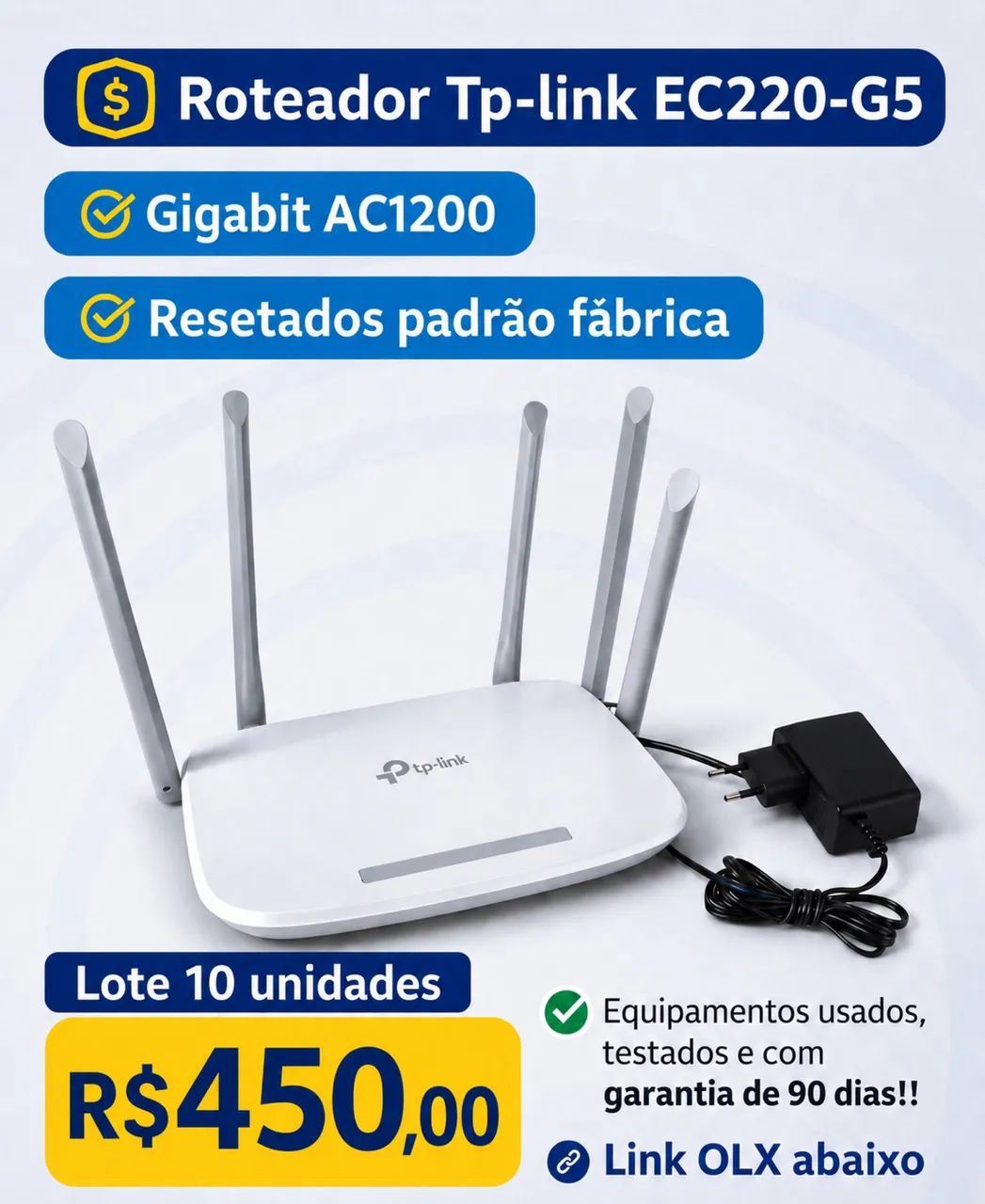 30 Roteadores Huawei E TPlink