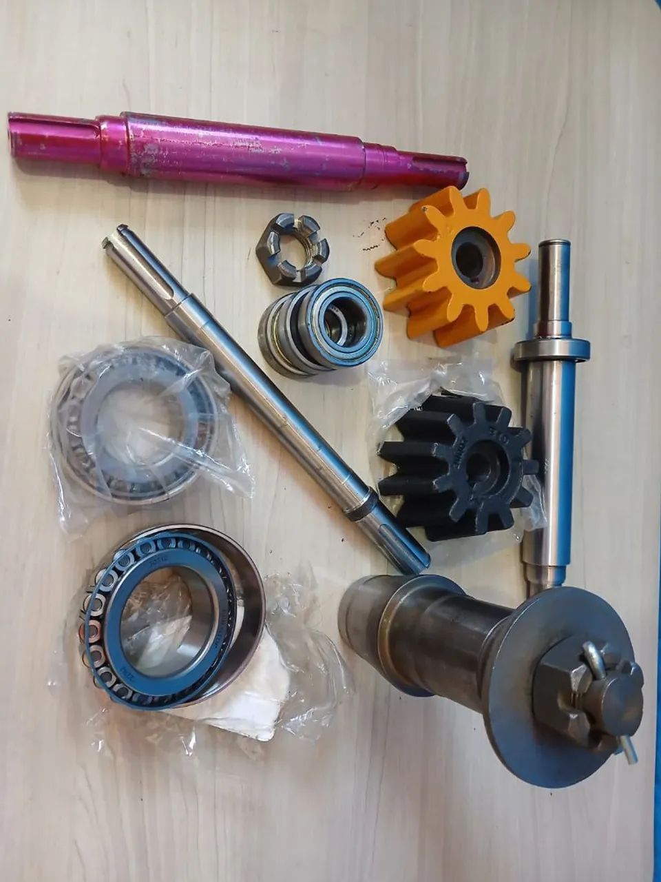 Kit eixo para betoneira CSM e Menegotti  original