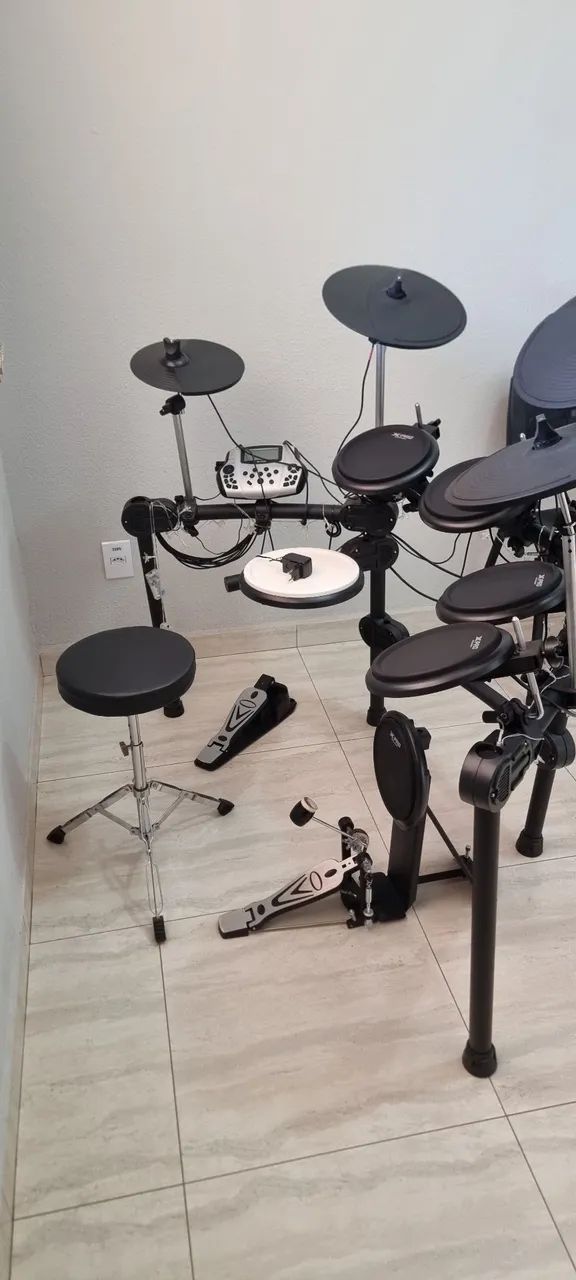 BATERIA ELETRÔNICA Marca: X-Pro / Modelo: C.Ibanez Ed100 / Cor: Preto - Foto 3