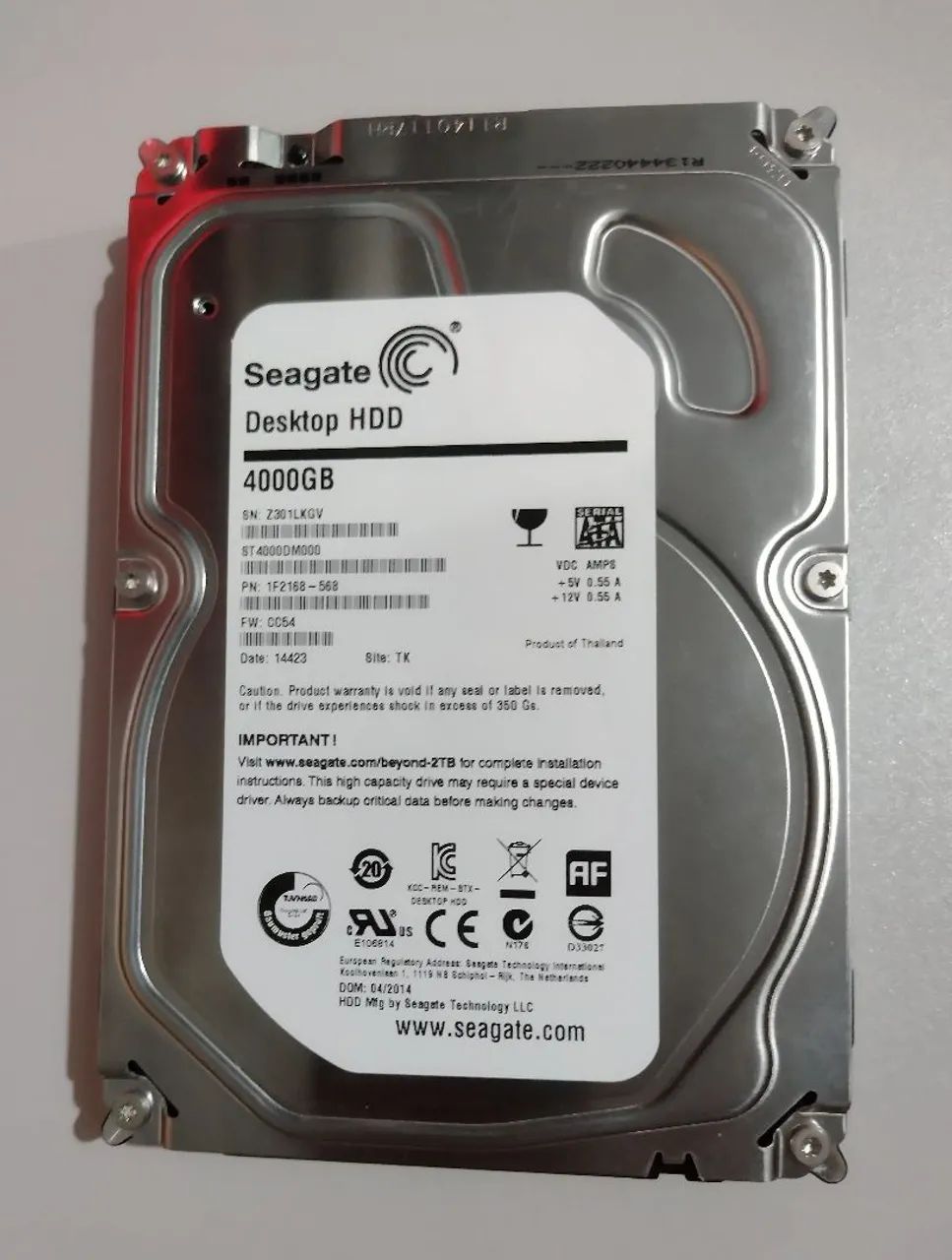 HD Seagate 4TB