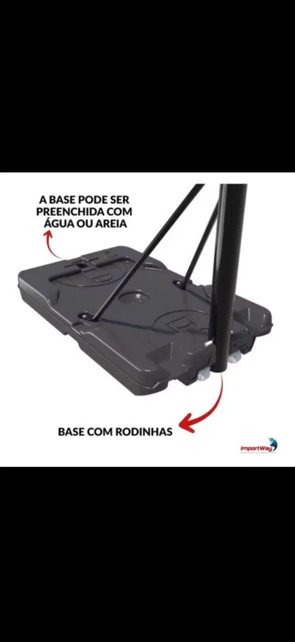 Cesta Basquete Regulável Profissional 3,05 - Foto 4
