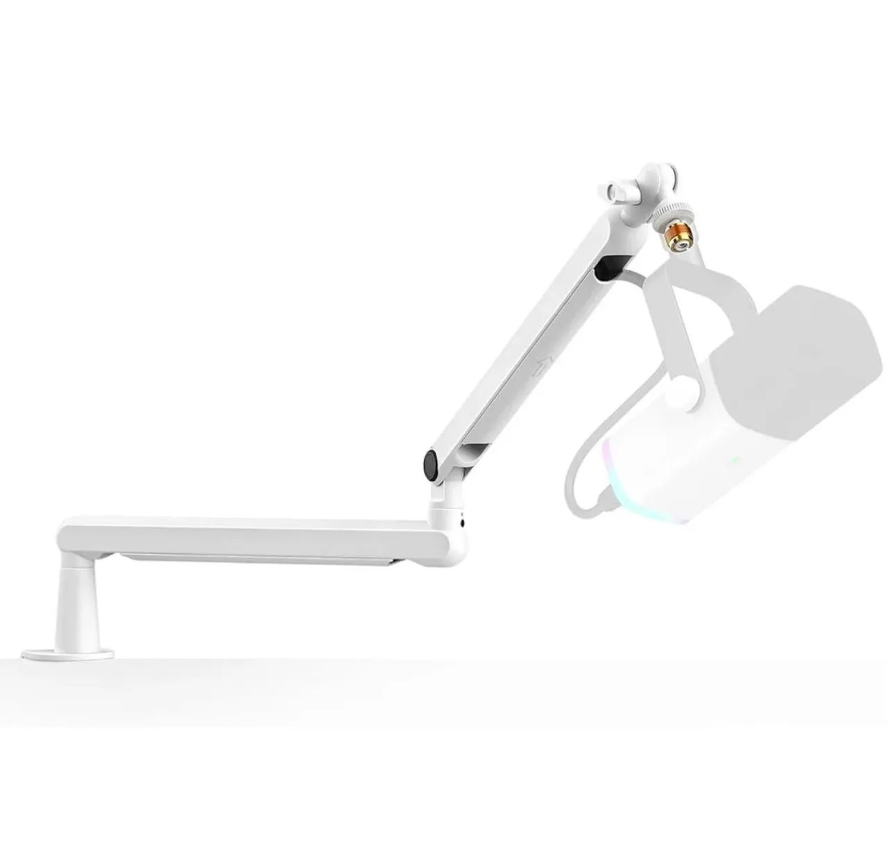 Suporte Articulado Para Microfone Fifine BM88 Branco 
