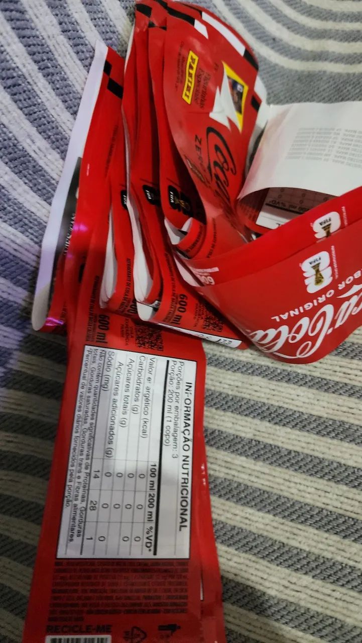 Rótulo figurinha  coca-cola copa de mundo 2026 - Foto 2