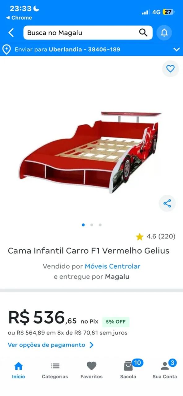 Cama infantil carrinho - Foto 5