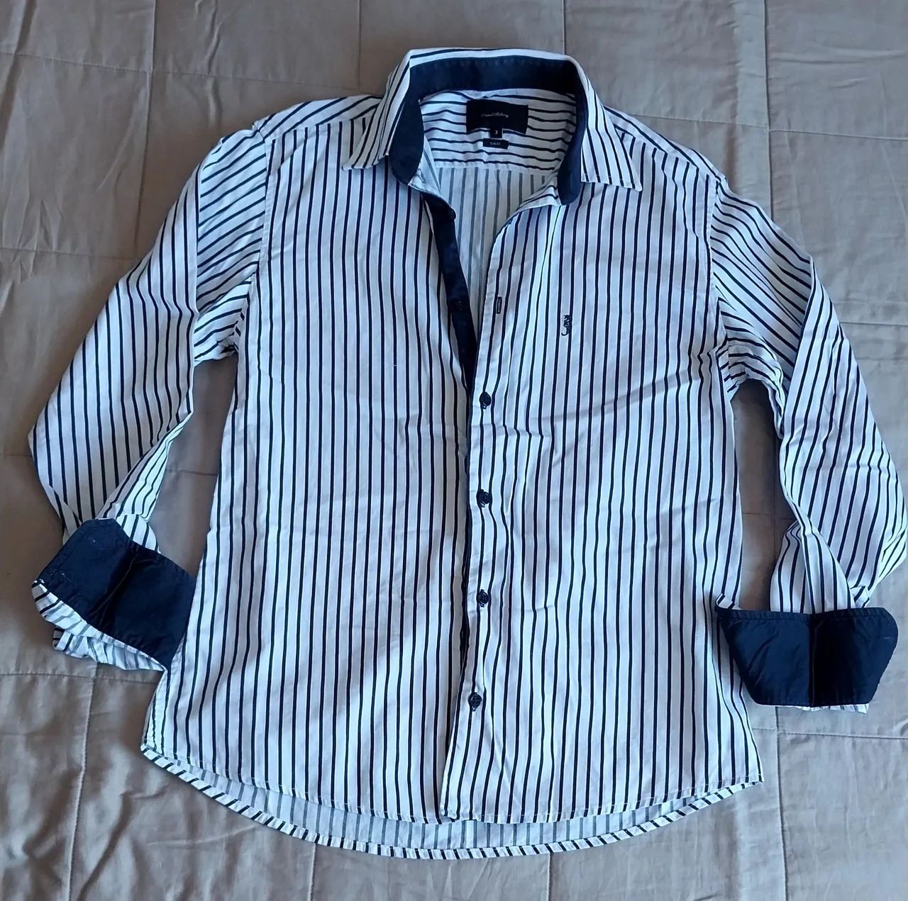 Camisa masculina slim fit - Foto 2