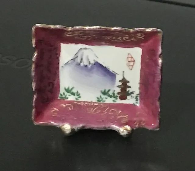 Bibelô em porcelana - mini quadro - antiguidade - década de 1960 - Foto 3
