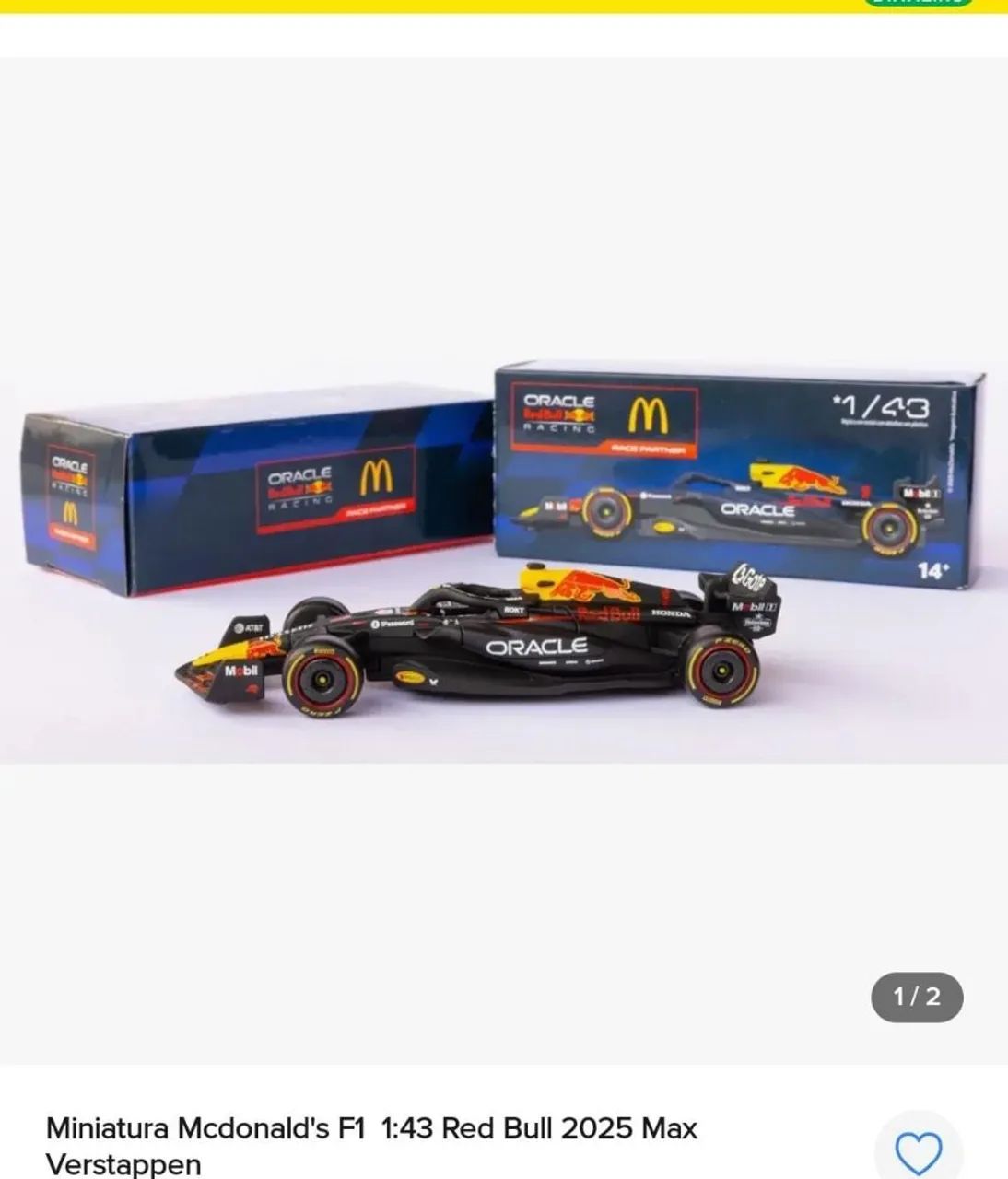 carrinho F1 mc Donald's  - Foto 2