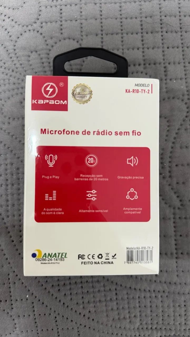 Microfone de radio sem fio - Foto 2