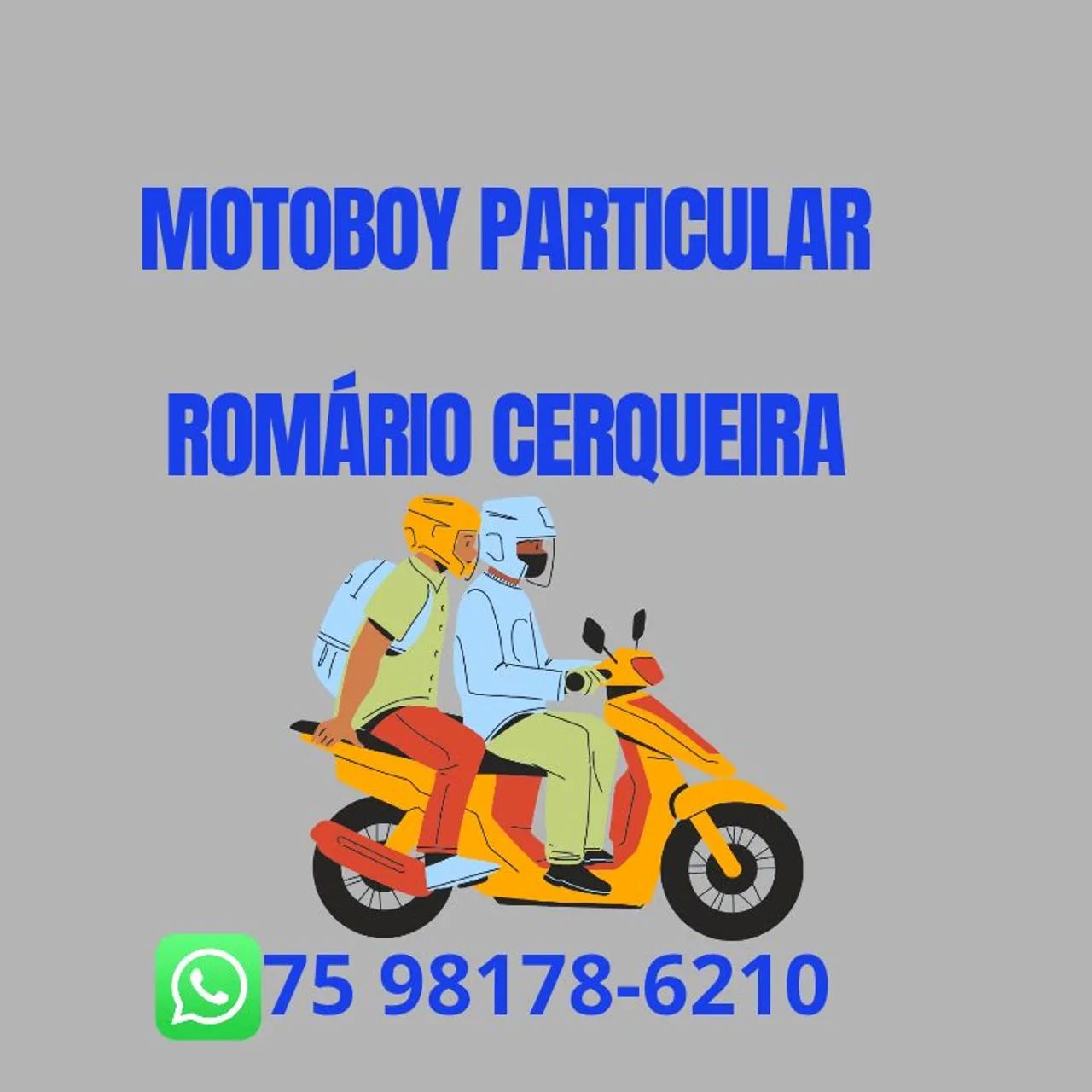  Motoboy particular e Entregador 