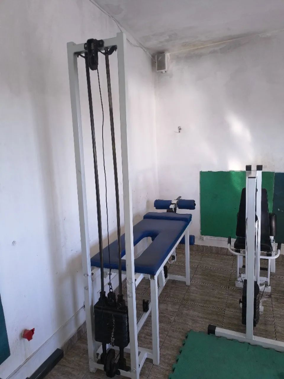 Máquina flexora e extensora horizontal 