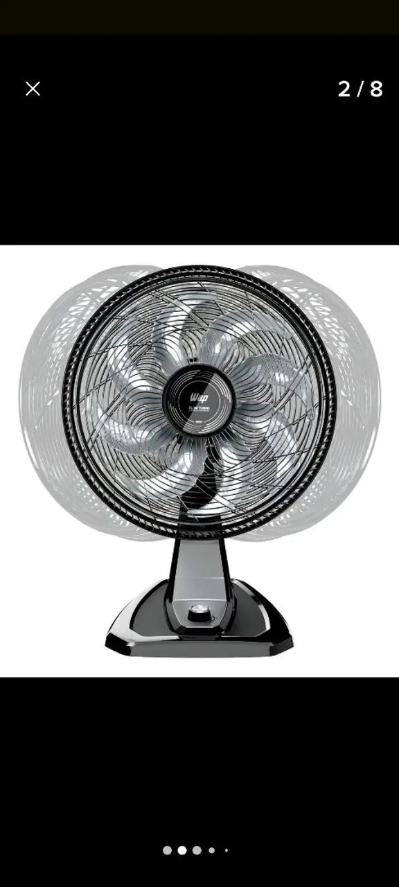 Ventilador de Parede e Mesa WAP FLOW TURBO com 8 Pás 3 Velocidades - Foto 2
