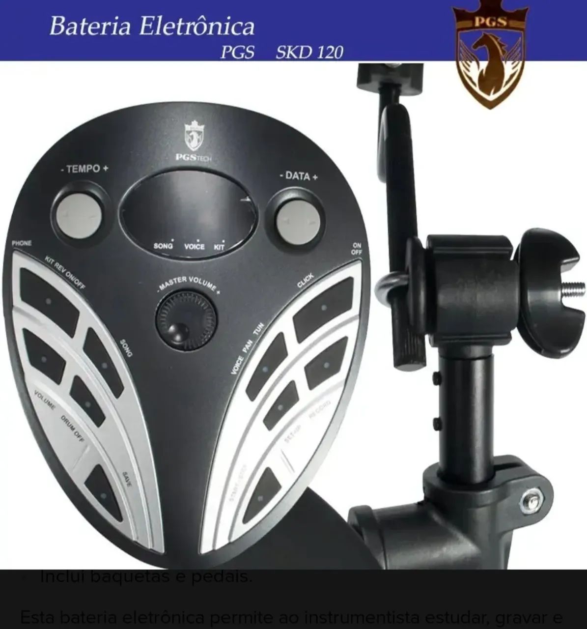 Bateria Eletrônica PGS Tech  - Foto 4