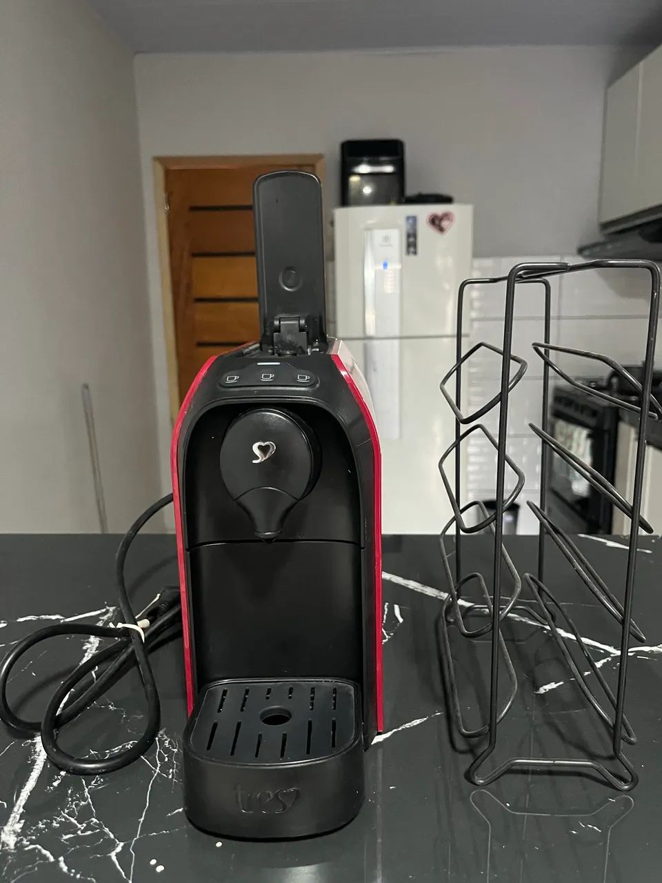 Cafeteira 3 corações 