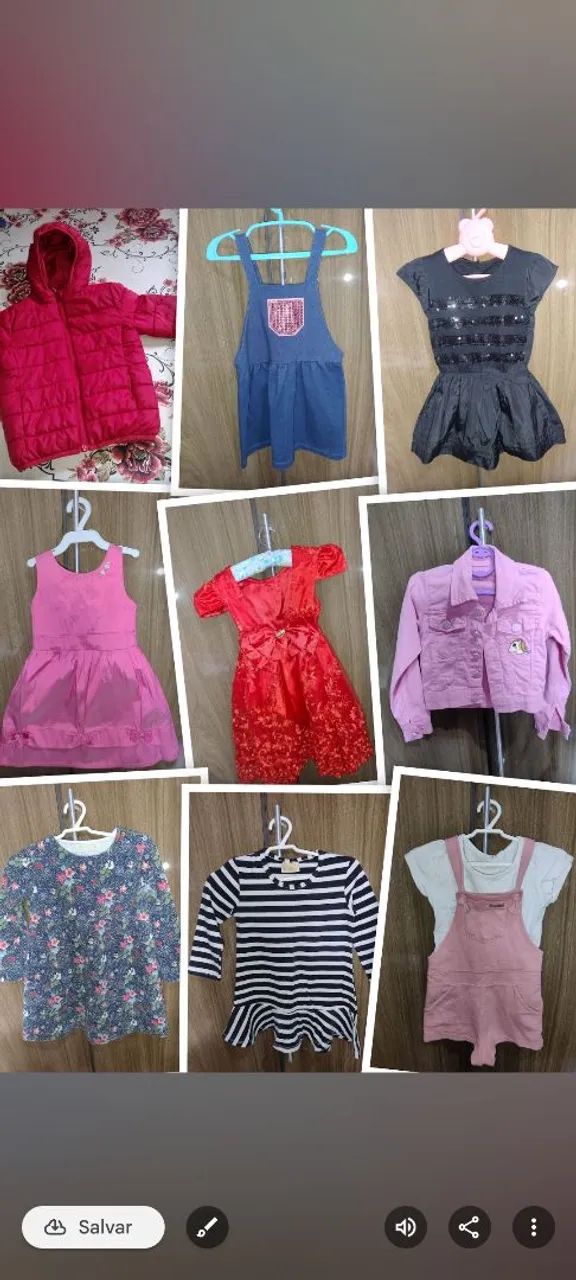 Lote de roupa infantil 