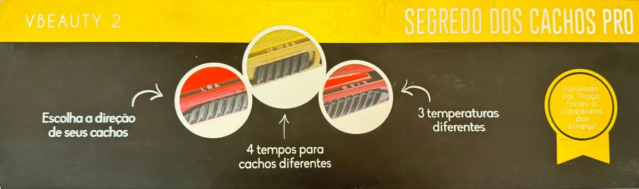 Modelador de cachos Segredo dos cachos Pro  - Foto 4
