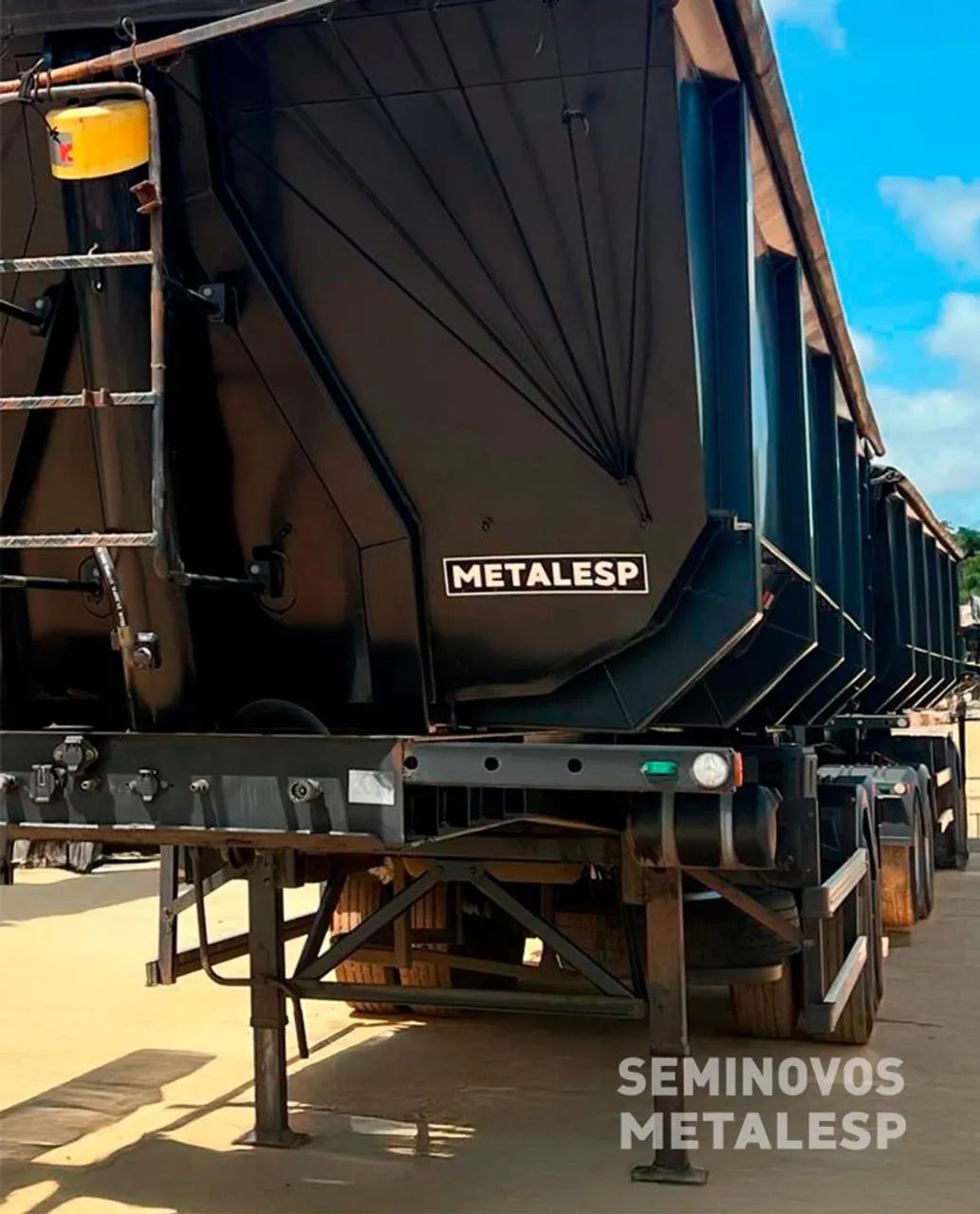 RODOTREM 2021/2022 70m³<br><br>LEVE P/GRAOS E<br><br>SIMILARES - METALESP<br><br>2+2+2 eixos - Foto 2
