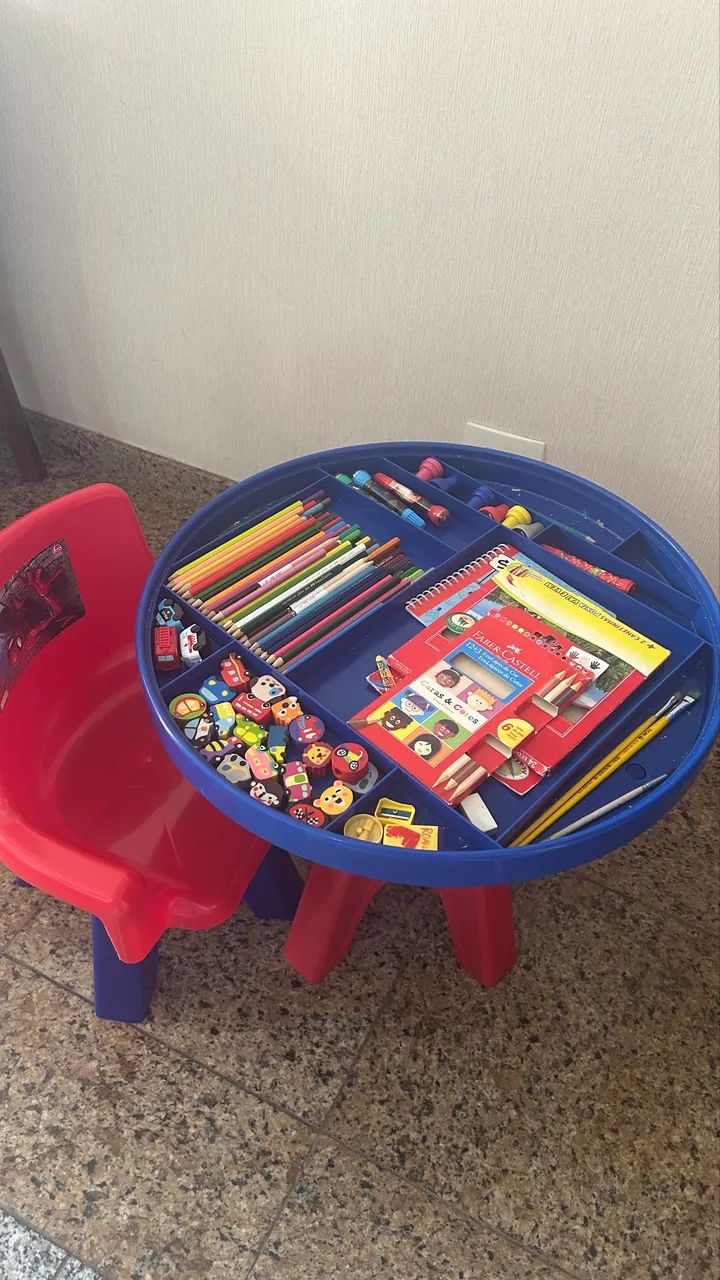 Mesa de atividades Spiderman - Foto 4