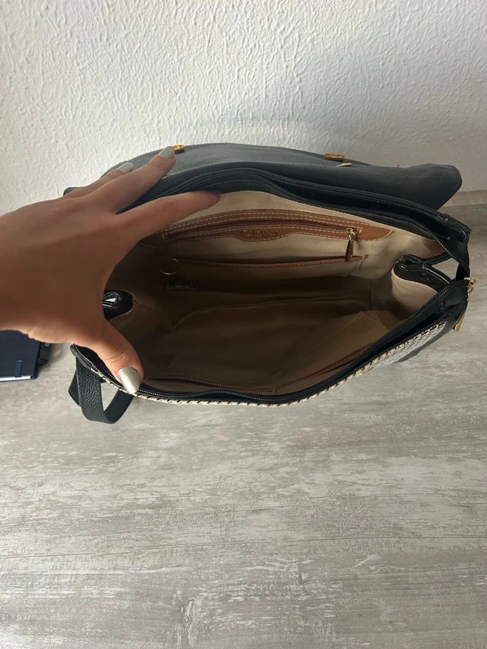 Bolsa de couro legítimo Classe  - Foto 4