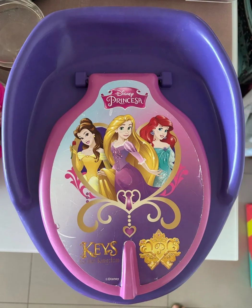 Troninho infantil princesas